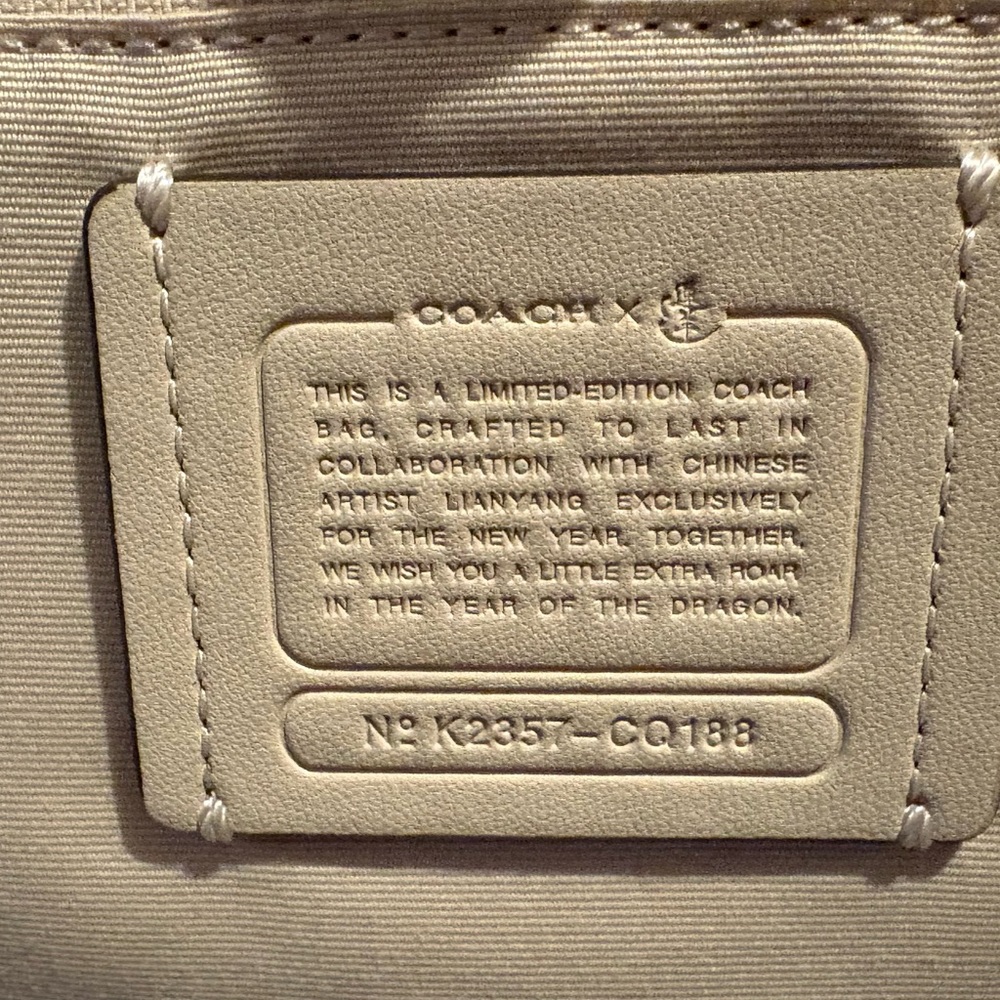 Coach Lunar New Year of the Dragon Tote *Hard to Find* Limited Edition - Picture 3 of 13